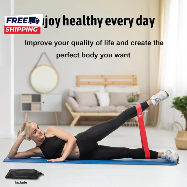 Loop Resistance Bands for Full Body Workouts - 5 Resistance Levels
