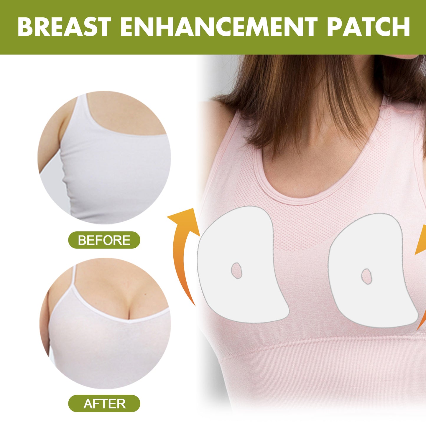 Breast Enhancement Patches for Firming & Lifting - Herbal Bust Care