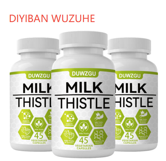 Milk Thistle Herbal Supplement Capsules
