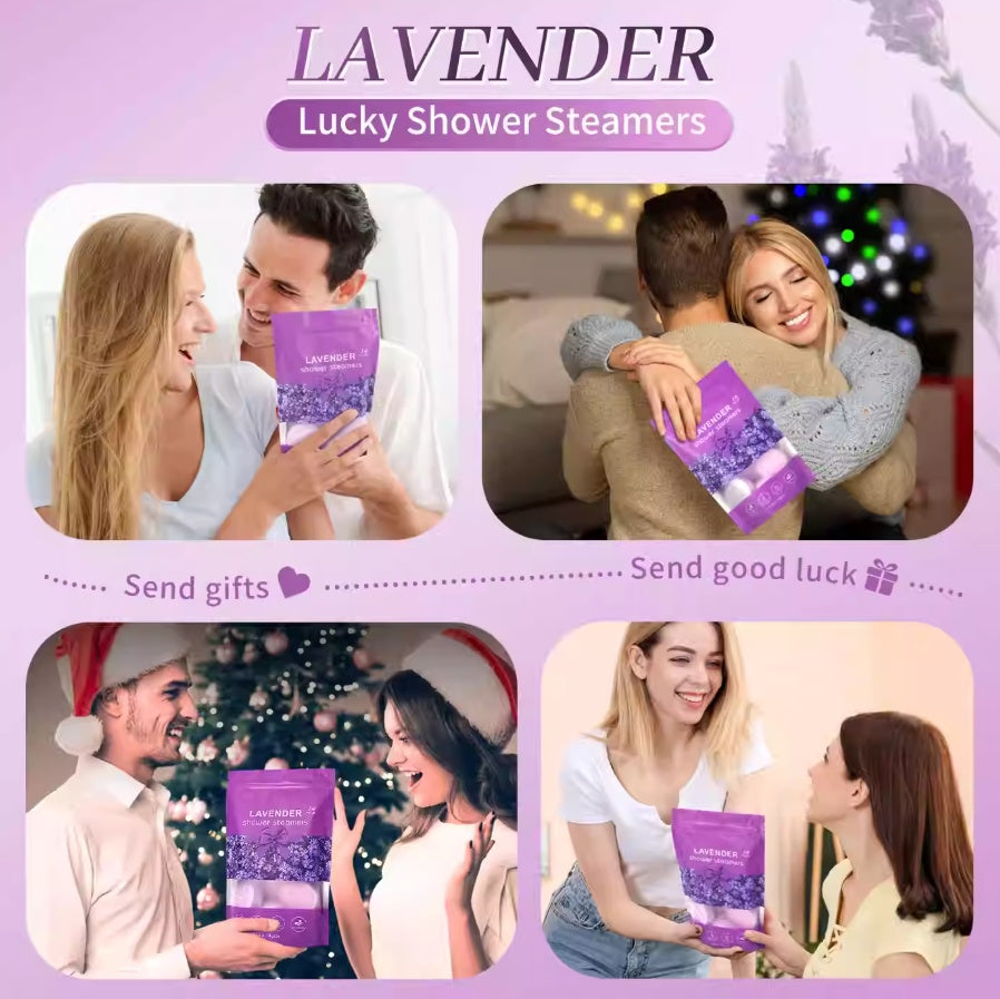 Lavender Shower Steamer with Essential Oil - Relaxing Aromatherapy 1PC