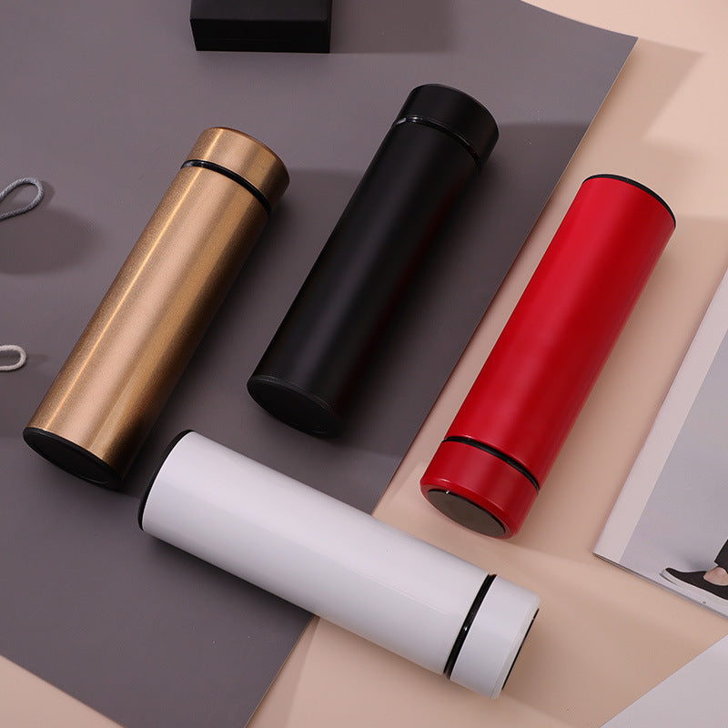 Insulated Stainless Steel Water Bottle with Tea Separation 500ml - Refillable