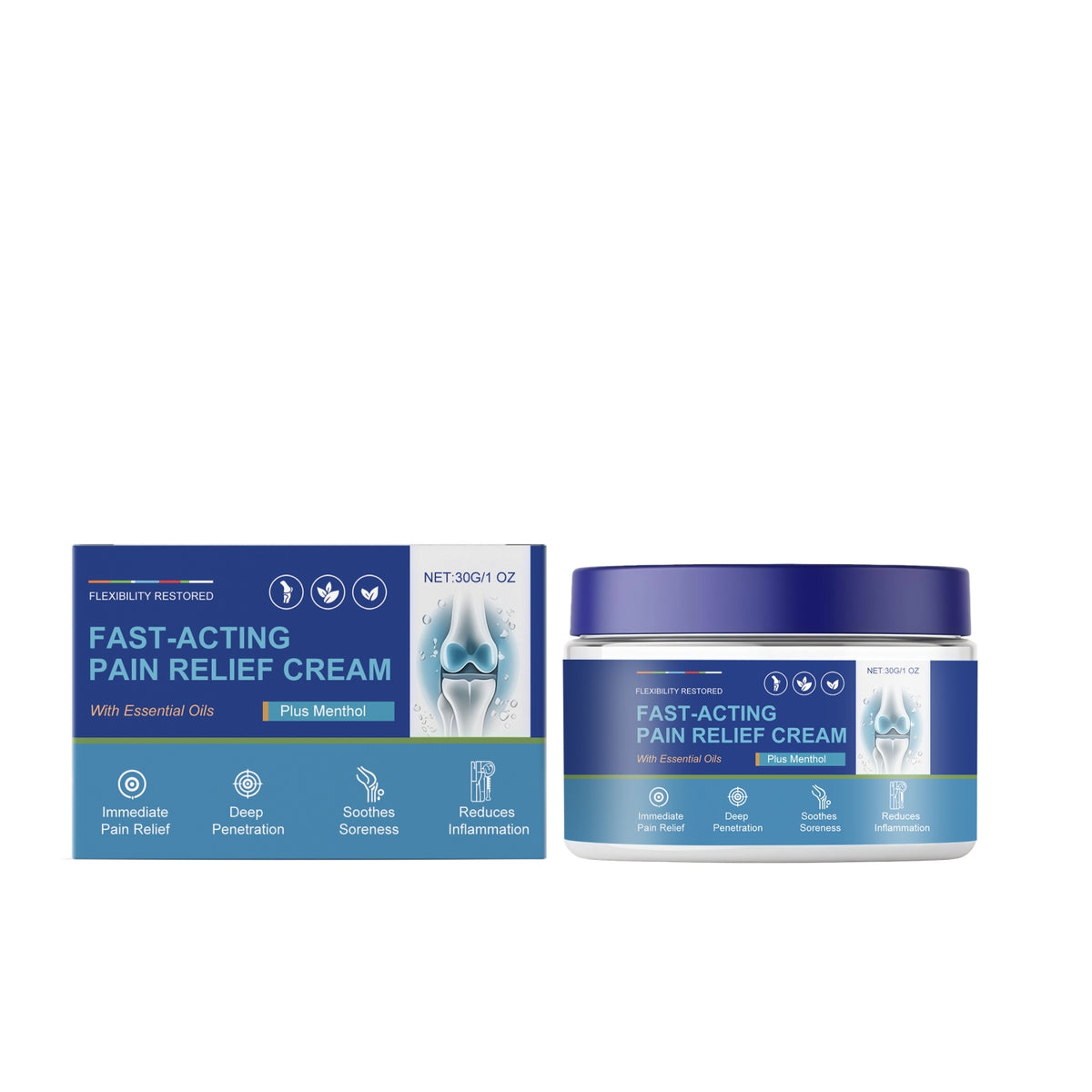 Joint Soothing Cream with Menthol & Ginger Root Oil - 30g