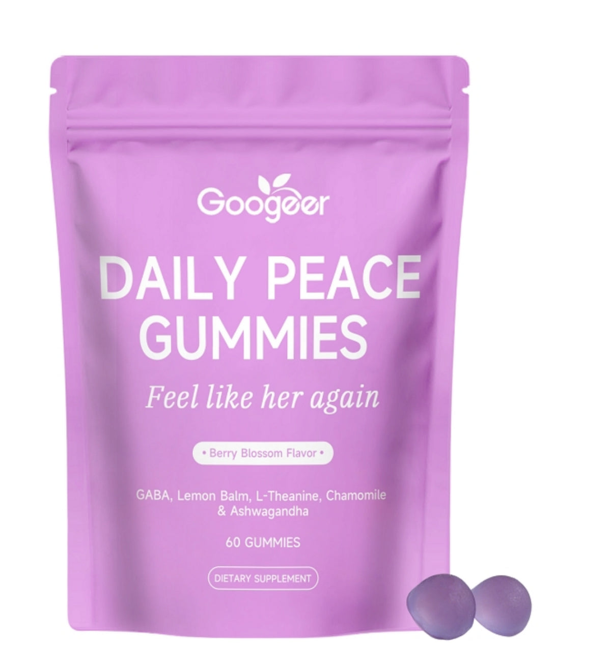 Stress Relief Jelly Gummies - 60 Count