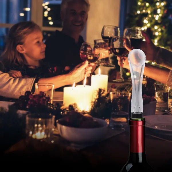 Wine Aerator Pourer Spout - Transparent Wine Drip Stopper