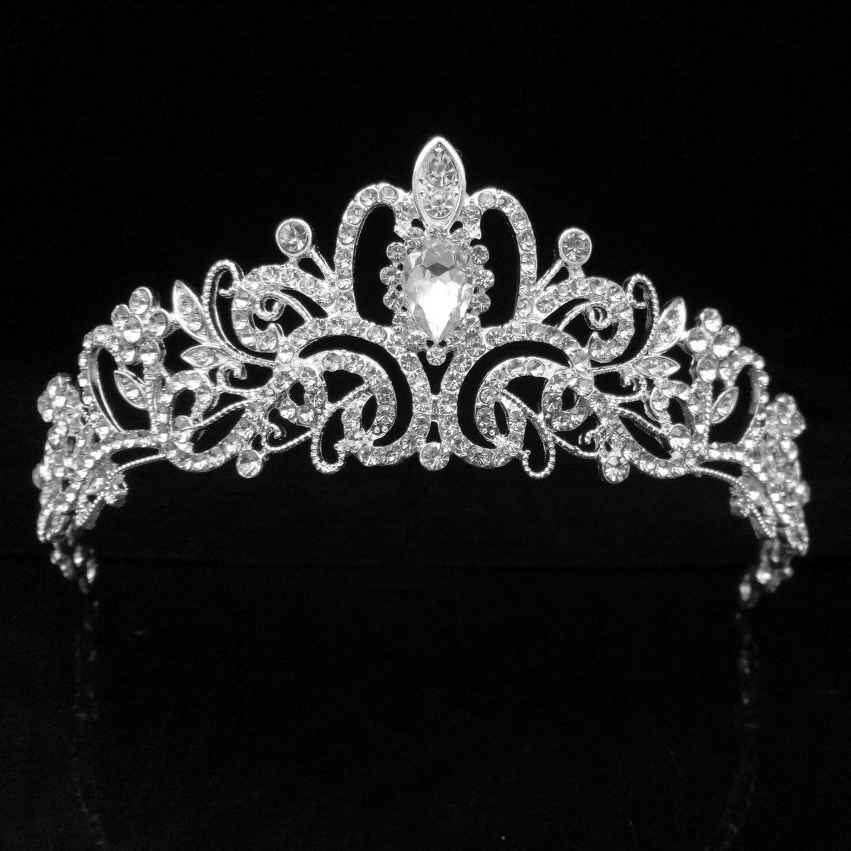 Crown Alloy Rhinestone Hair Band