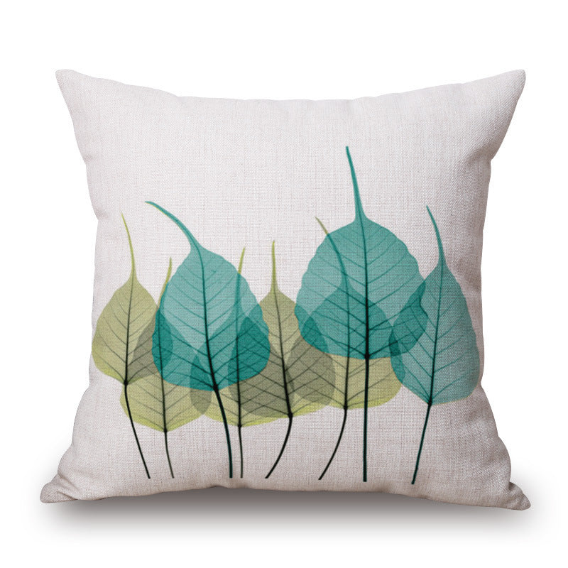 Blue Tulip Linen Pillow Cover for Sofa, Car & Home Decor 40x40cm or 45x45cm