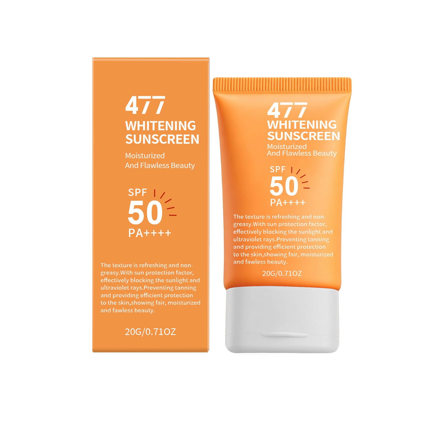 Whitening Sunscreen SPF 20G Face Skin Care Sunblock for Sensitive Skin