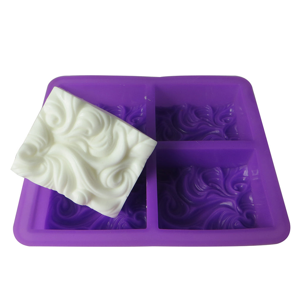 Handmade Soap Mold - European Style Silicone Spray Mold for Crafts - Purple