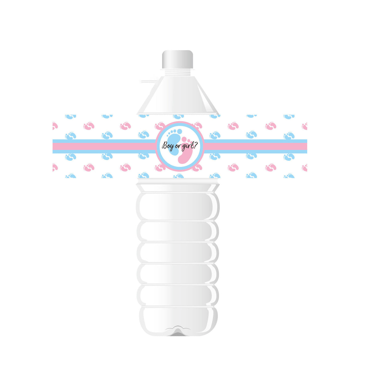 Black Latex Gender Reveal Balloon - Round Party Decoration Set