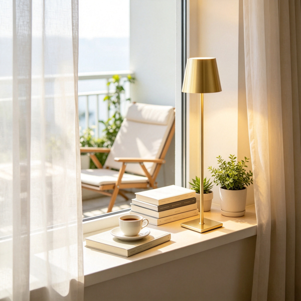 Cordless Table Lamp with Dimming & Height Adjustment - 2-Pack