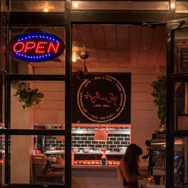 LED Open Sign Neon Light with Motion & Static Modes for Business