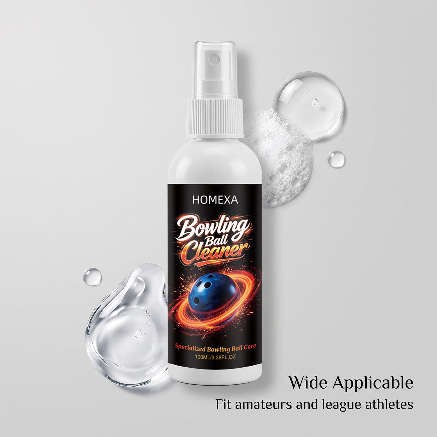 Bowling Ball Cleaning Spray 100ml - Equipment Maintenance for Bowling