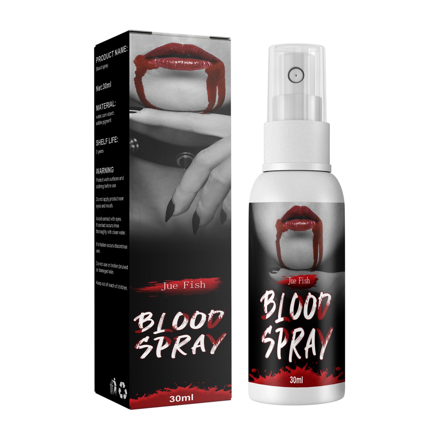 Realistic Fake Blood Plasma Spray for Halloween Makeup and Film Effects