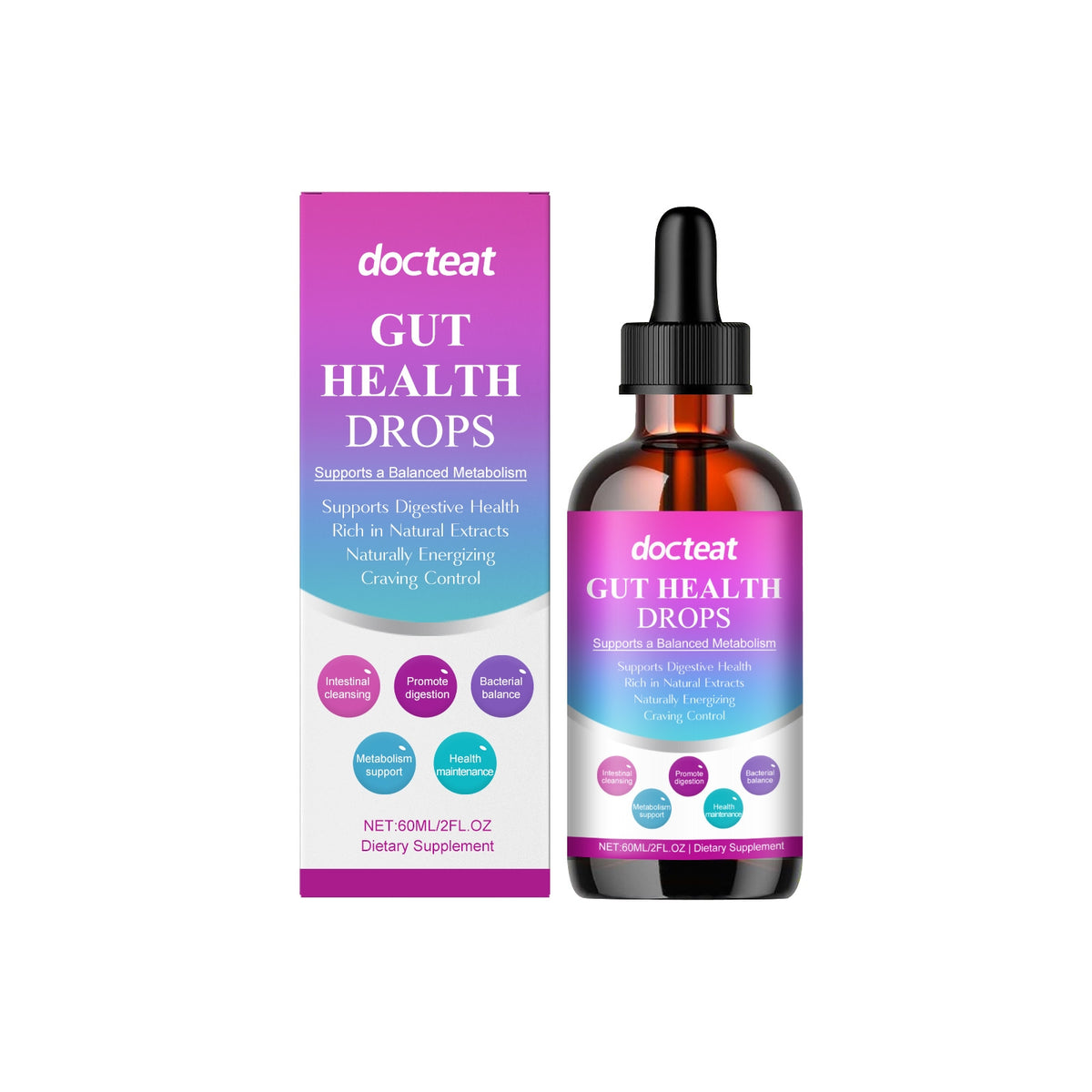 Gut Detoxification Health Drops - 60ml
