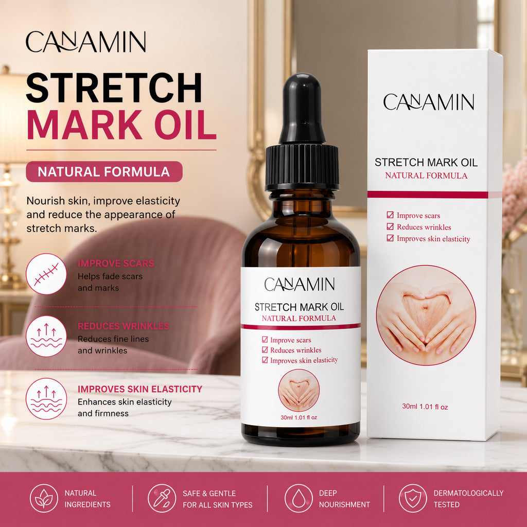 Stretch Mark Oil with Black Seed & Vitamin D3 - 30ml
