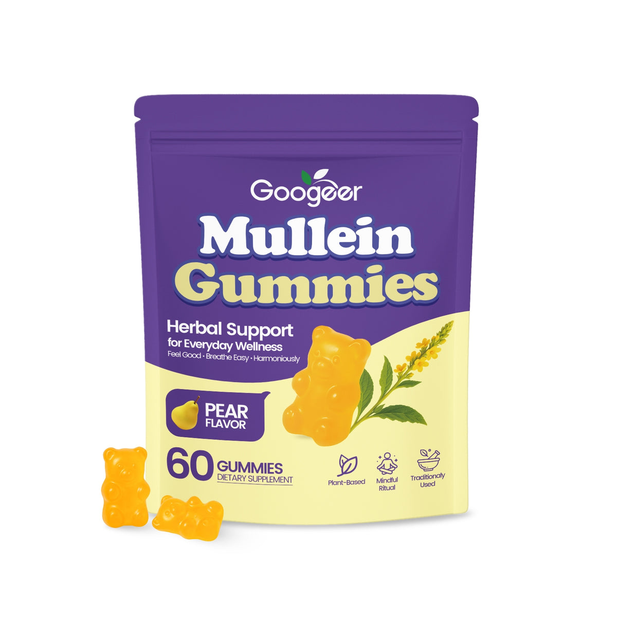 Mullein Leaf Extract Gummies - 60 Count