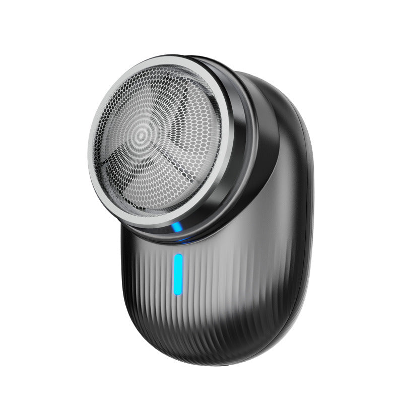 3-Blade Mini Electric Shaver USB Charging - Black
