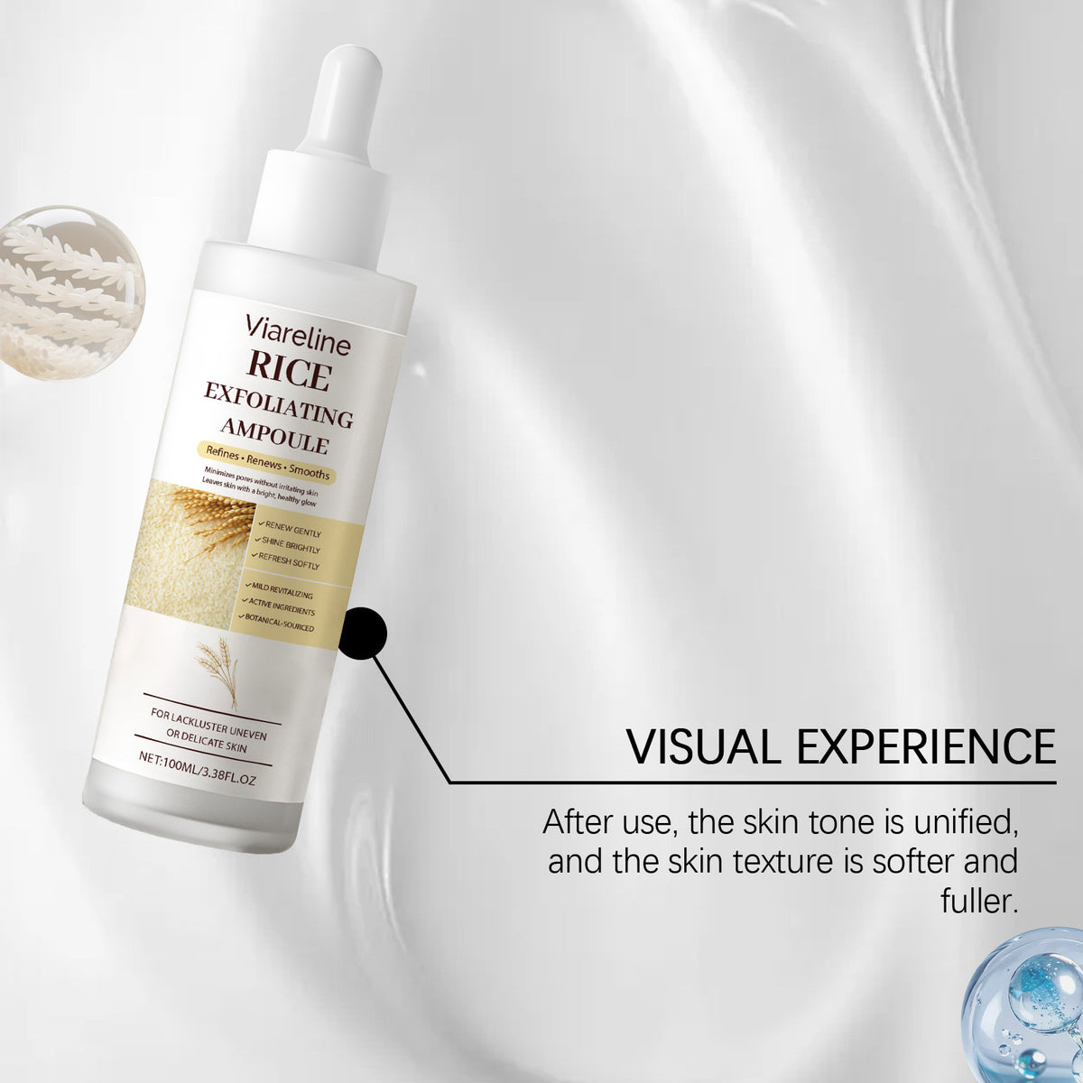 Moisturizing Nourishing Rice Cutin Care Essence 100ML for Skin Hydration