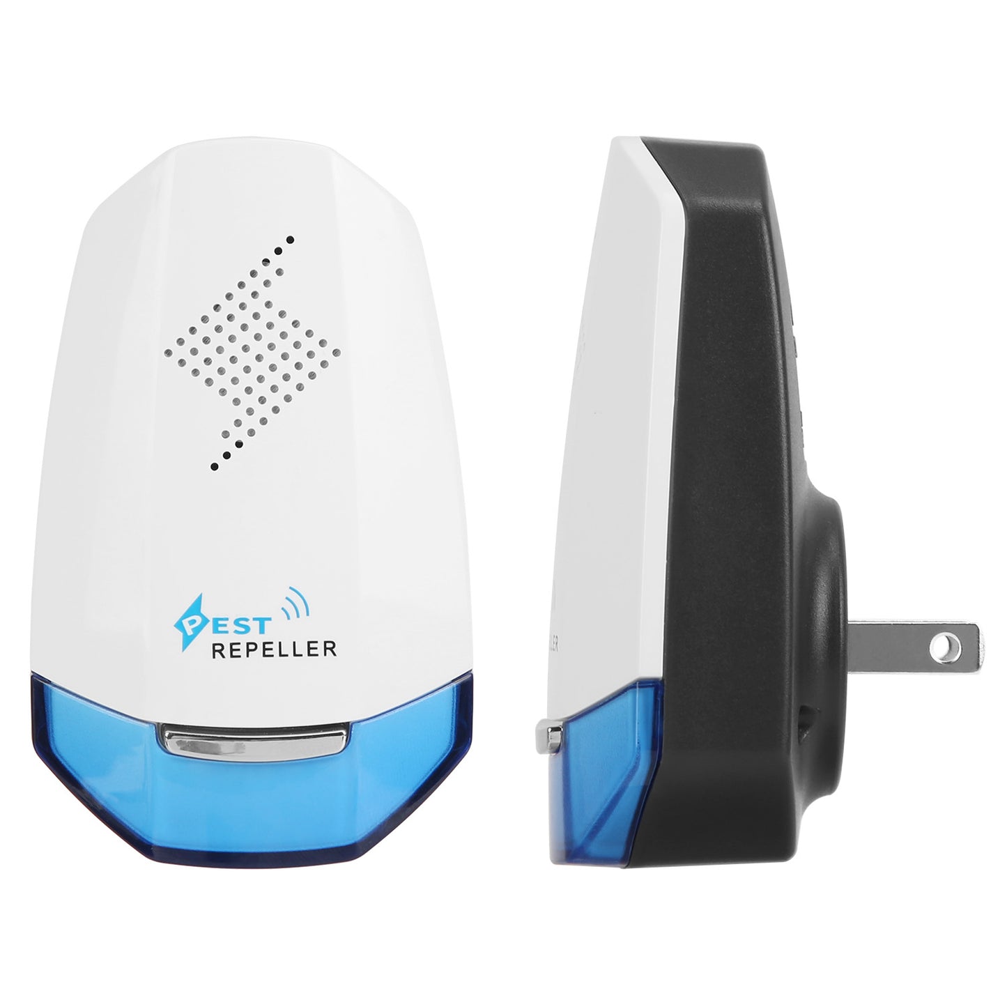 Ultrasonic Pest Repeller with Night Light - 2 Pack