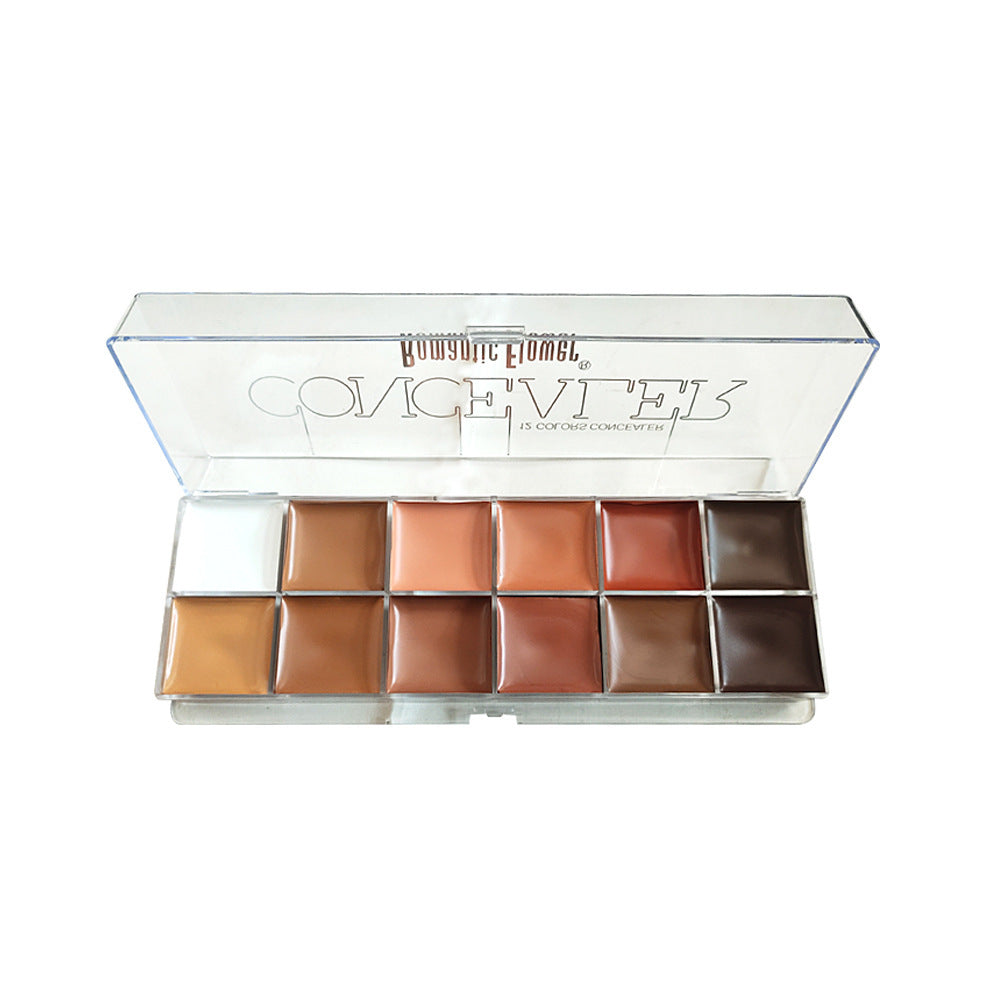 12-Color Waterproof Full Coverage Concealer for Dark Skin
