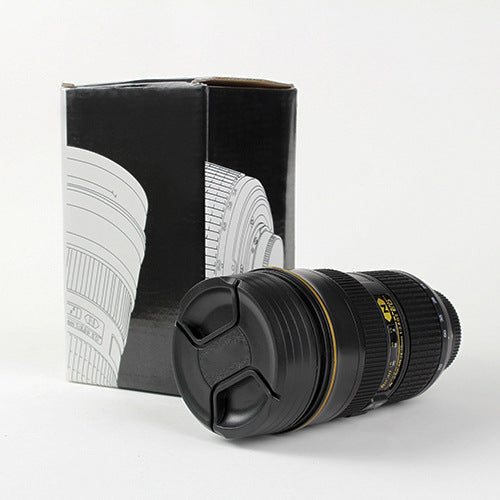 Creative 300ml Double-Layer Water Bottle with Lens Design - Universal Use