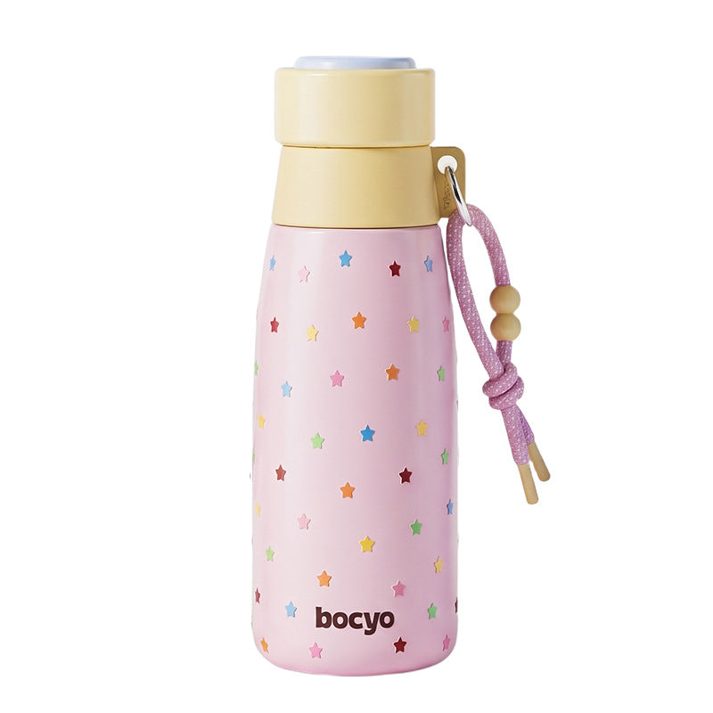 Women's Insulated Milk Bottle Cup with Stainless Steel Interior - 600ml