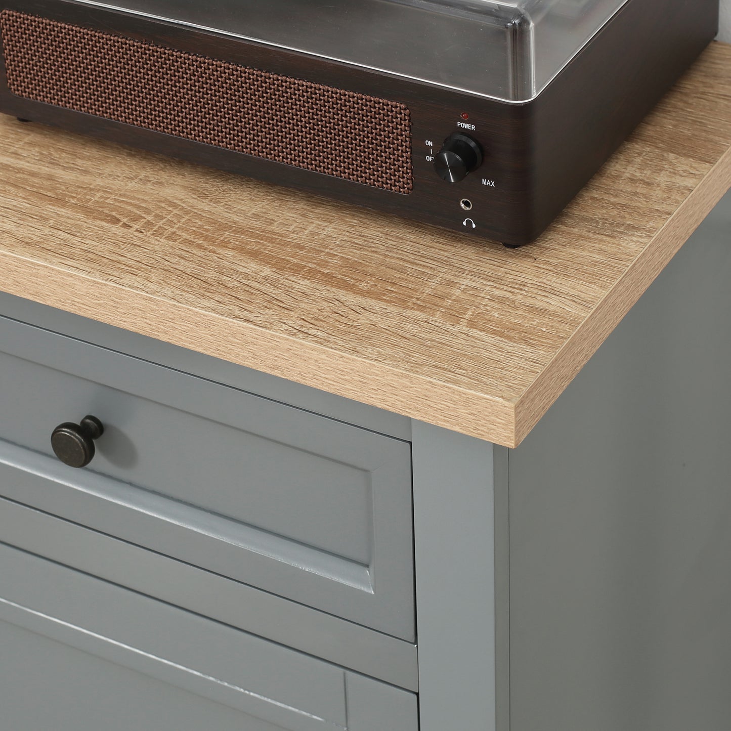 Sideboard Buffet Cabinet, Coffee Bar Cabinet with 2 Drawers and