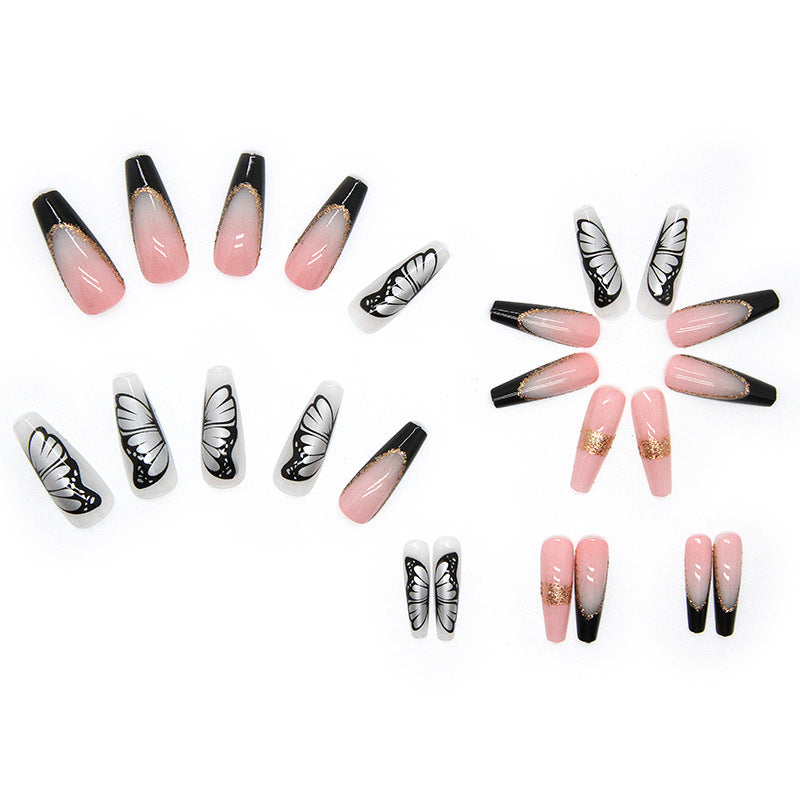 Removable Nail Art Patches - 24 Pieces Manicure Kit