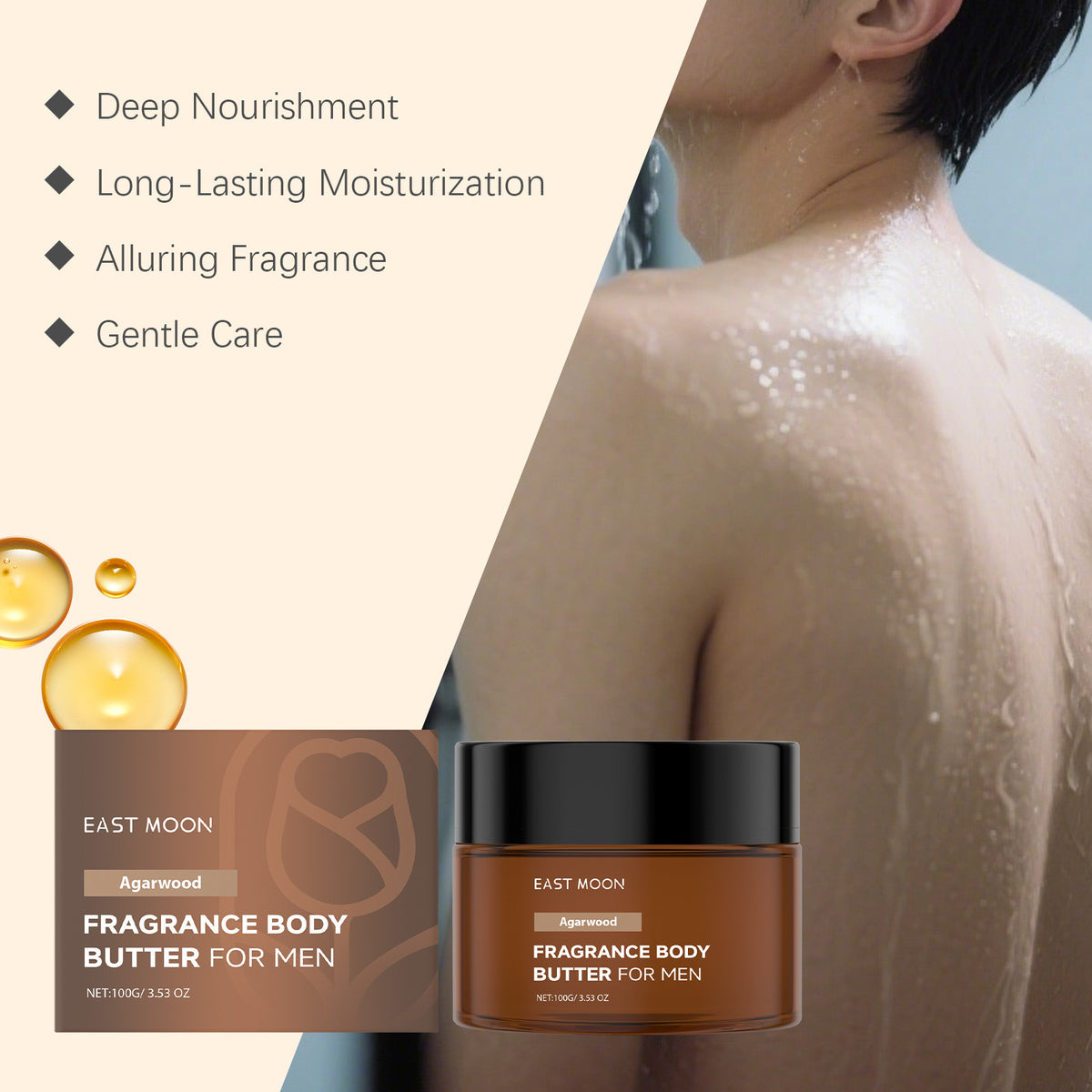 Hydrating Body Lotion for Dry Skin - Non-Greasy Moisturizer 100g