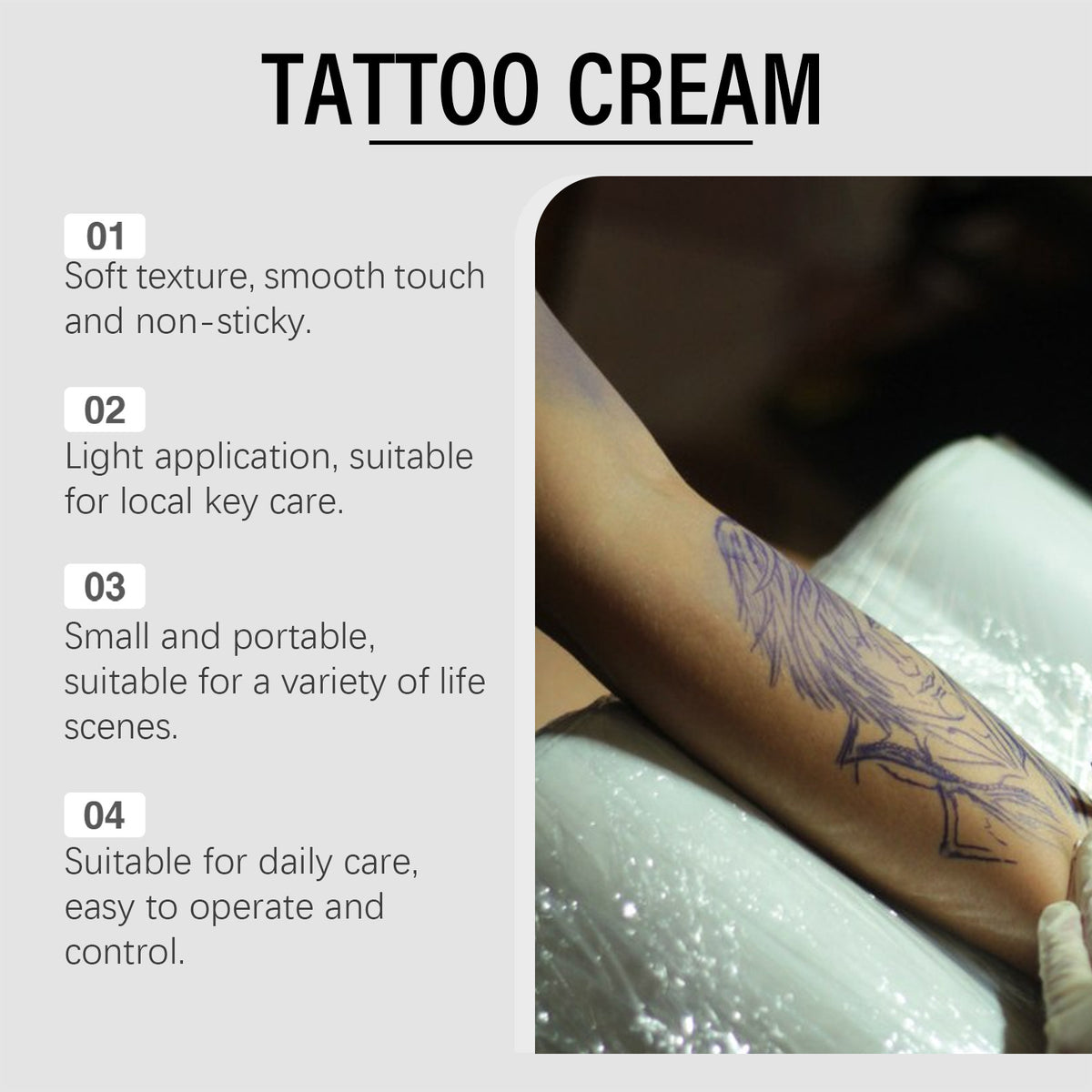Nourishing Moisturizing Skin Tattoo Neck Cream