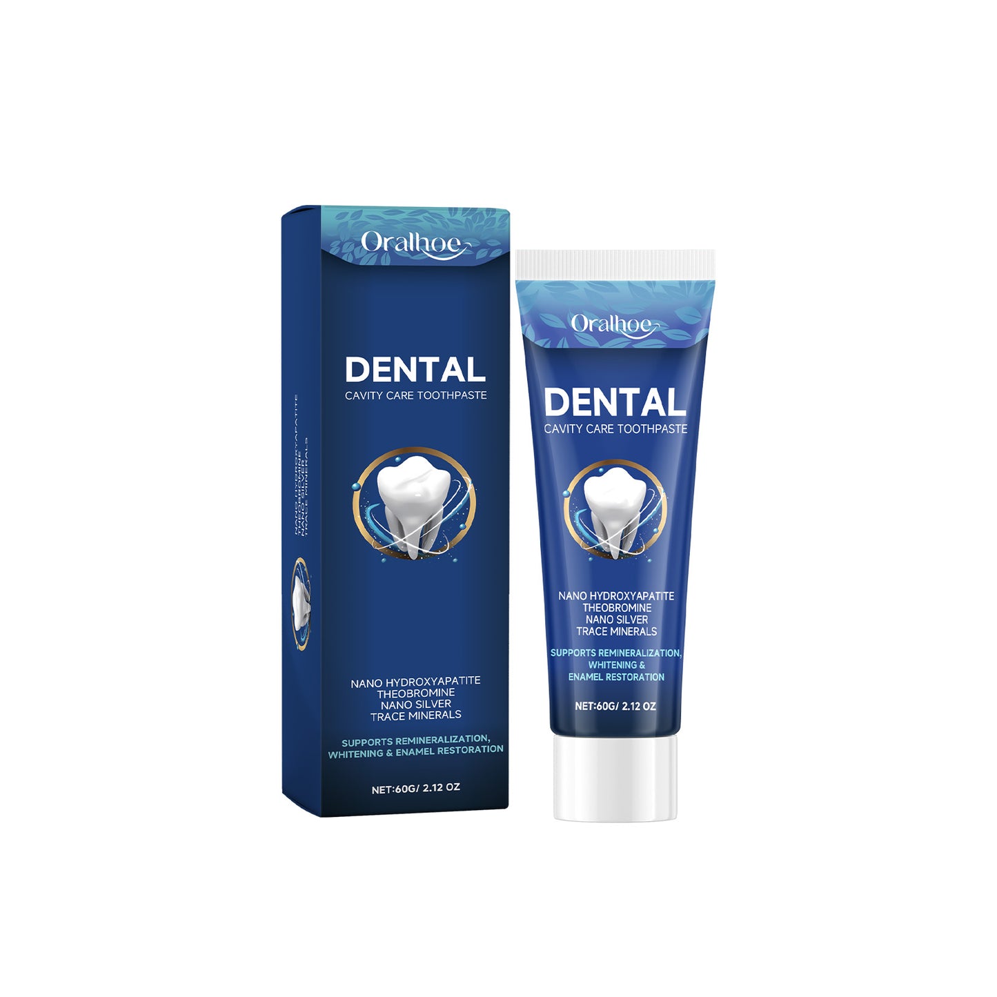 Enamel Repair Toothpaste with Hydroxyapatite for Sensitive Teeth