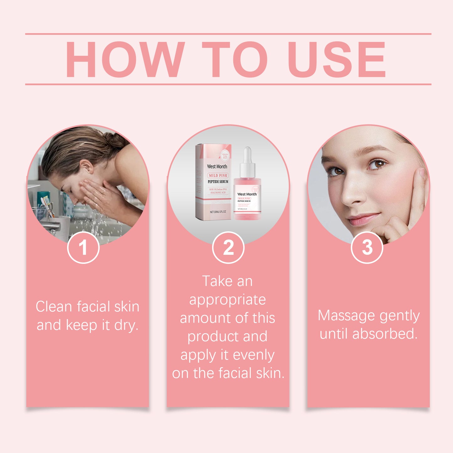 Facial Moisturizing Serum with Hyaluronic Acid & Copper Tripeptide-1 - 30ml