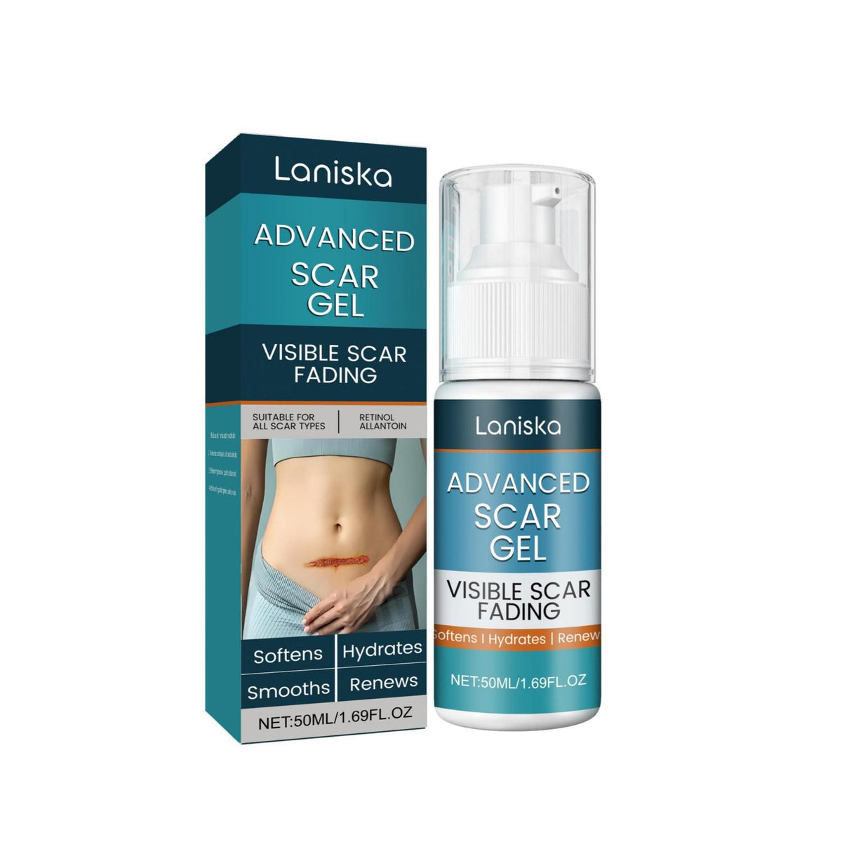 Lighten Scar Cream Gel with Tea Tree & Aloe - 50ml Skin Care