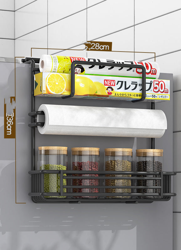 Refrigerator Shelf Side Storage Organizer - Multiple Layers