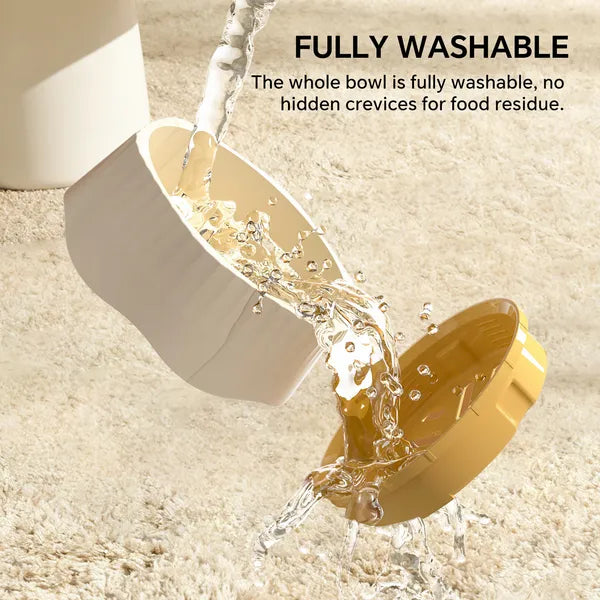 Dual-Purpose Slow Food & Fast Food Pet Bowl Set for Cats and Small Dogs