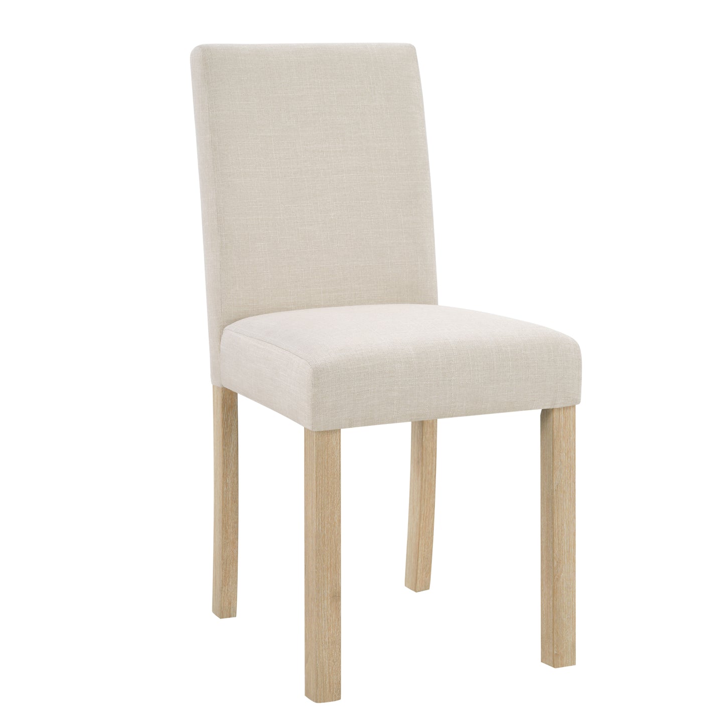 5-Piece Dining Table Set with 4 Chairs - Light Oak