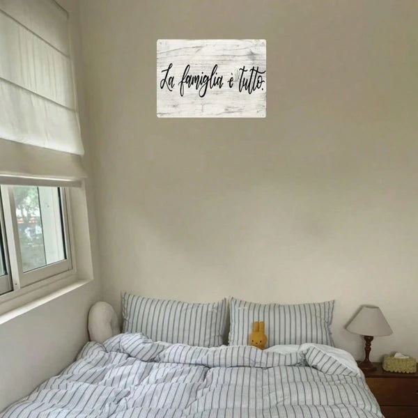 Metal Tin Sign Wall Decoration - 20 cm x 20 cm