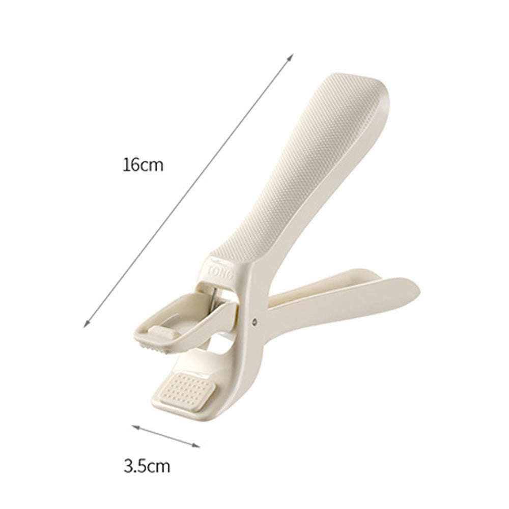Heat-Resistant Silicone Non-Slip Bowl & Pot Gripper - White Kitchen Tool