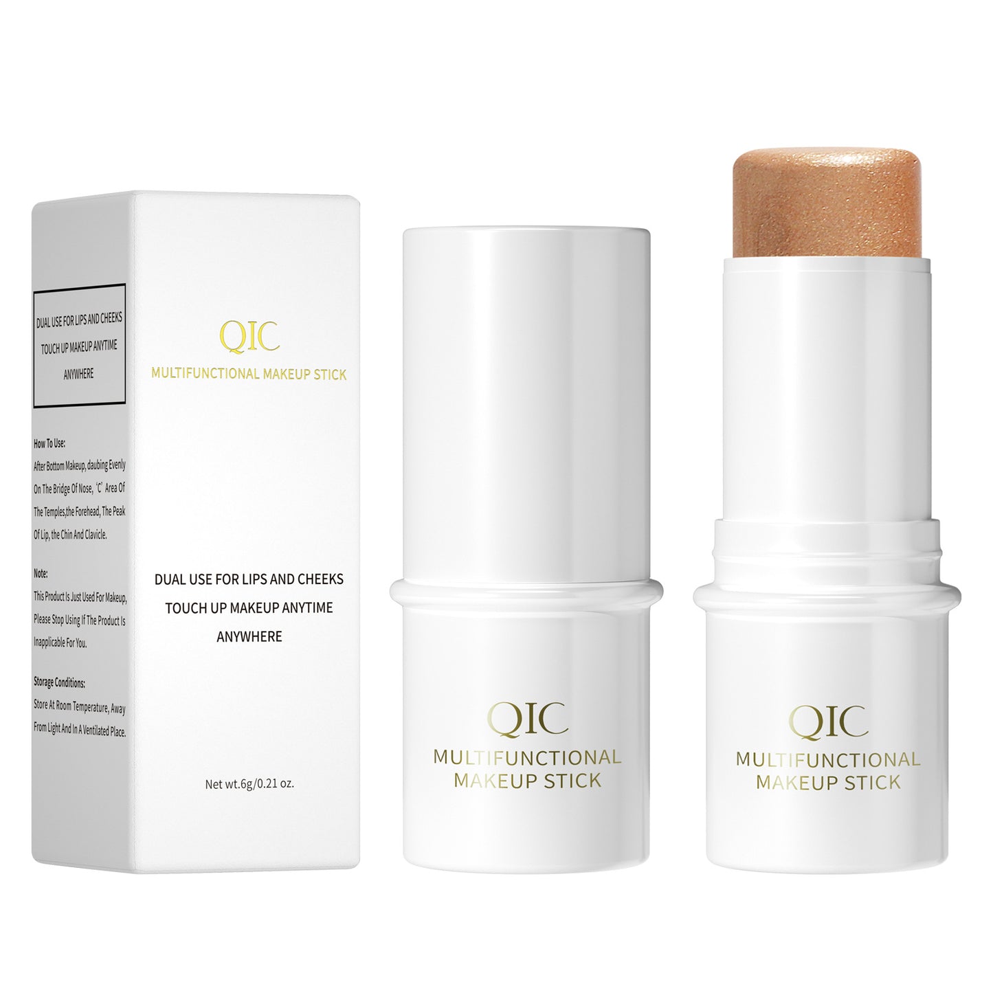 Multifunctional Makeup Contour Stick for Brightening & Concealing - 6G