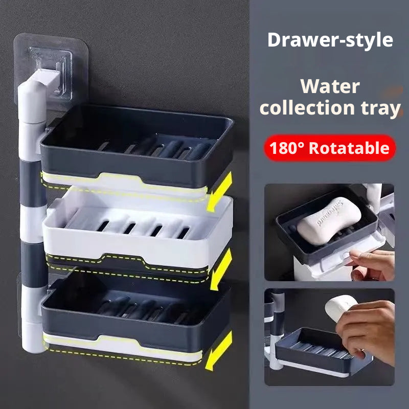 Rotating Soap Dispenser Box Gray 1 Layer | Patent Design