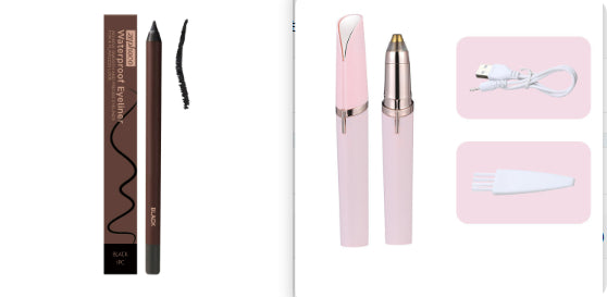 Eyebrow Hair Remover Pen - Electric Trimmer with LED Light