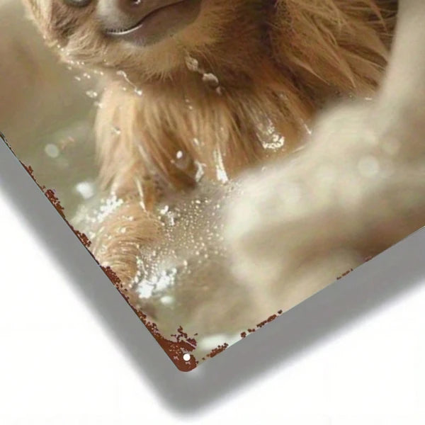 Metal Tin Sign Wall Decoration - 20cm x 20cm