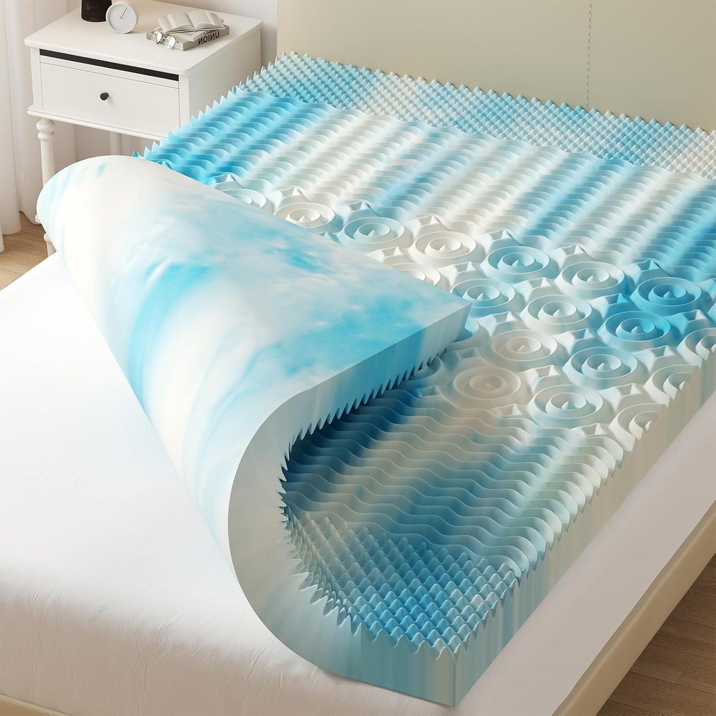 Cooling Gel Memory Foam Mattress - Pressure Relieving Comfort