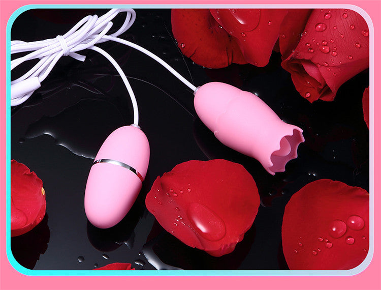 Women's Vibrating Masturbation Egg Pink Purple - Electric Female Wellness Device