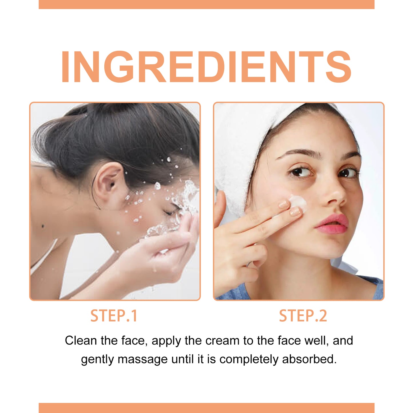 Brightening Moisturizing Face Cream - Kojic Acid Skin Tone Repair Lotion