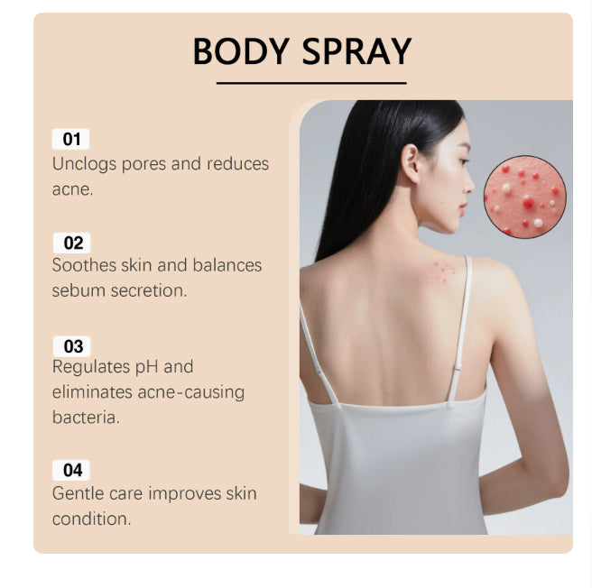 Body Soothing Spray with Tea Tree Oil & Retinol - 50ml