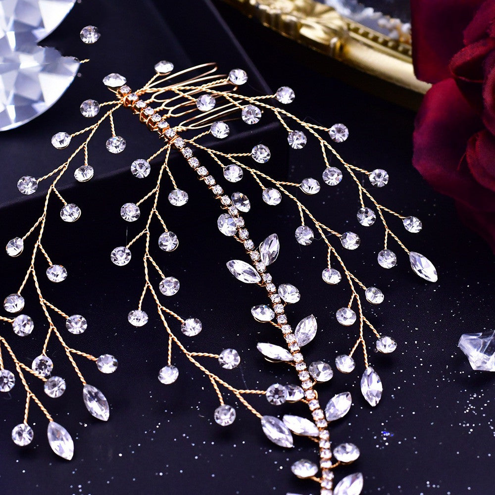 Bridal Tiara Rhinestone Wedding Hair Accessory