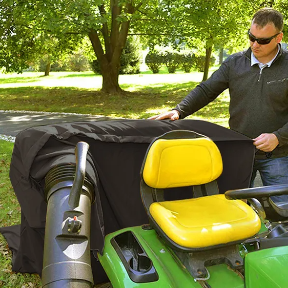 54 Cubic Feet Lawn Tractor Leaf Bag with Black Oxford Fabric