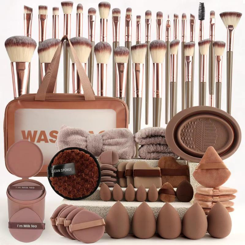 Beauty Tool Set 40 Pieces Makeup & Face Wash Full Collection