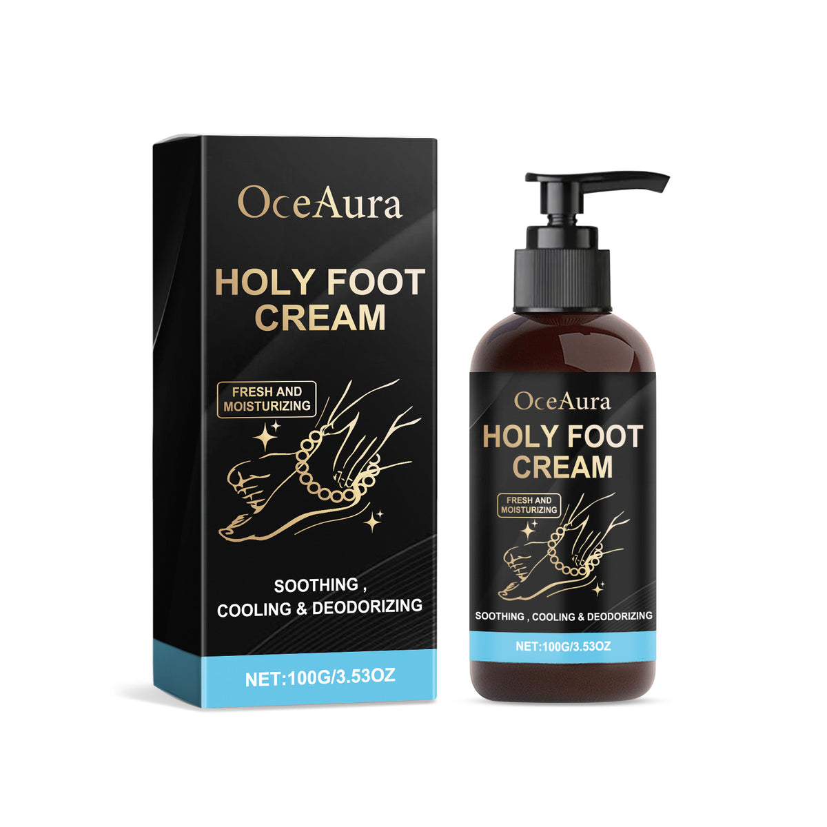 Fresh And Moisturizing Heel Massage Foot Care Skin Neck Cream